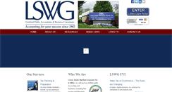 Desktop Screenshot of lswgcpa.com